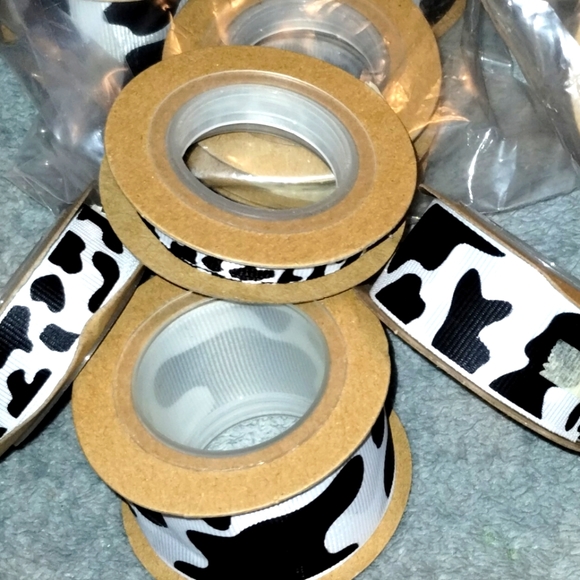 Cow Print Ribbon BUNDLE NEW - Picture 1 of 4